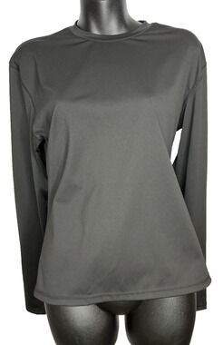 Uncia Active Women's XXL Black Athletic Long Sleeve Crew Neck